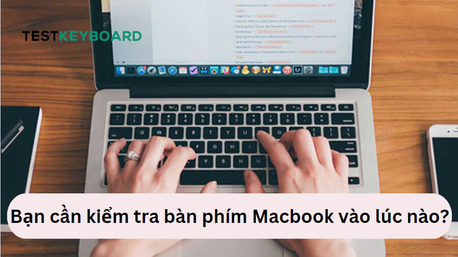 Kiểm tra bàn phím Macbook