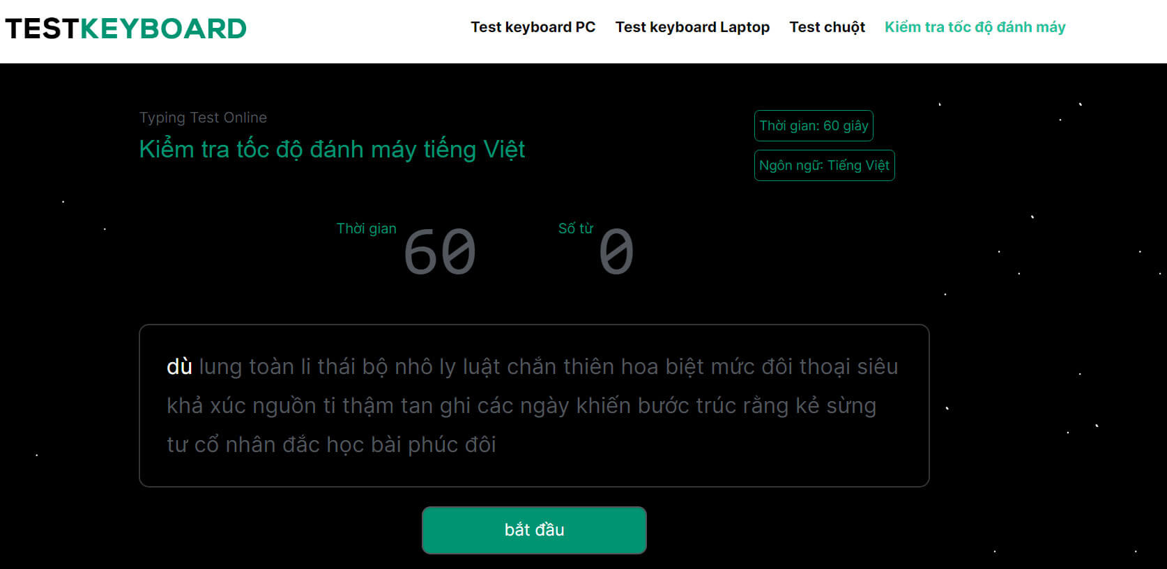 Sử dụng thường xuyên chương trình testkeyboard.vn sẽ góp phần giúp bạn cải thiện chỉ số WPM