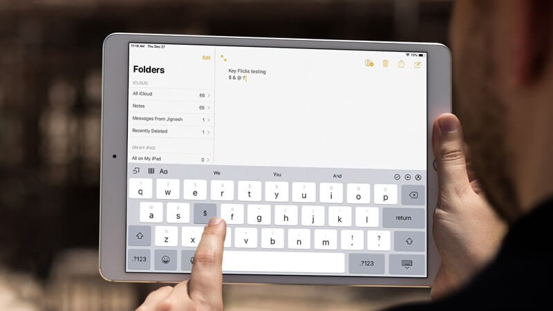 Bàn phím ảo iPad là tính năng hữu ích, hỗ trợ người dùng rất nhiều trong quá trình nhập liệu